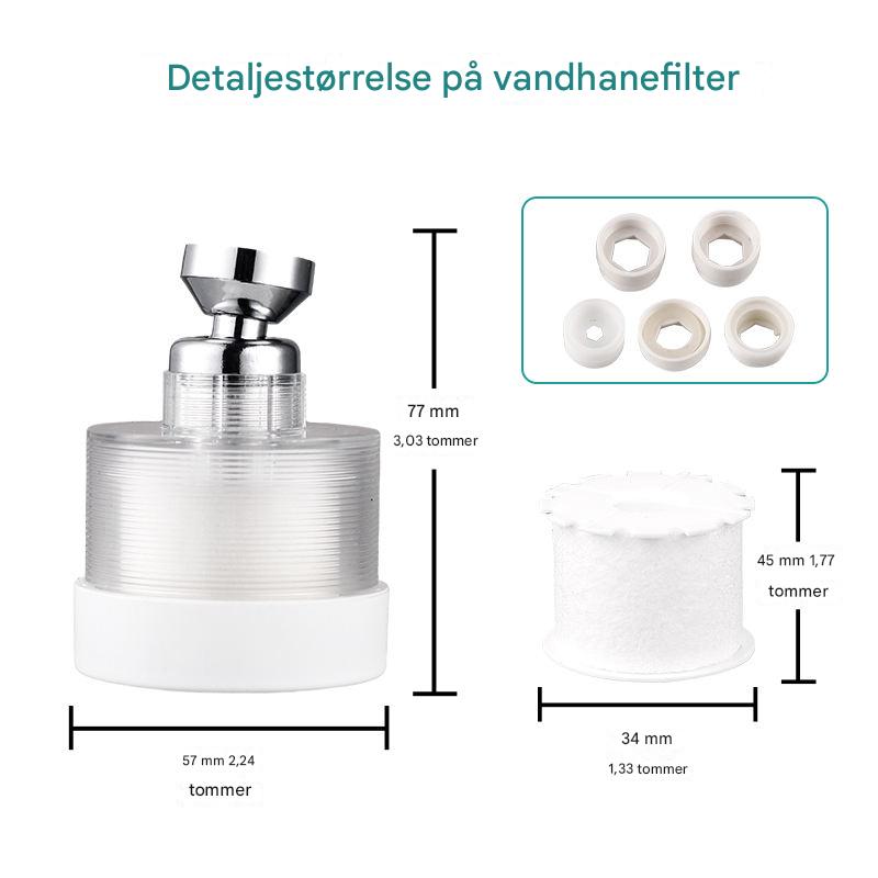 Vandfilter til vandhane